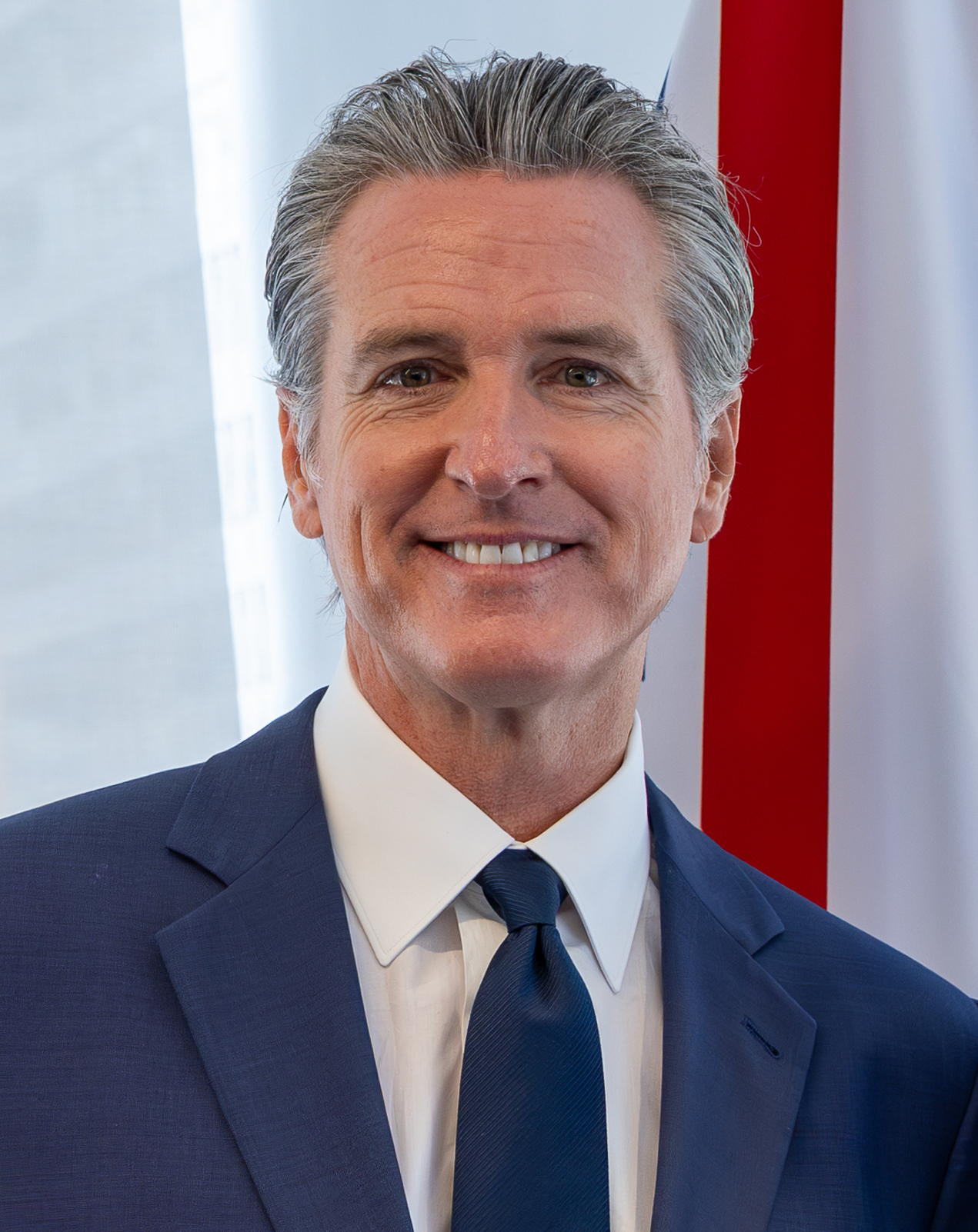 California Gov. Gavin Newsom speaks during a 2025 meeting in New York.