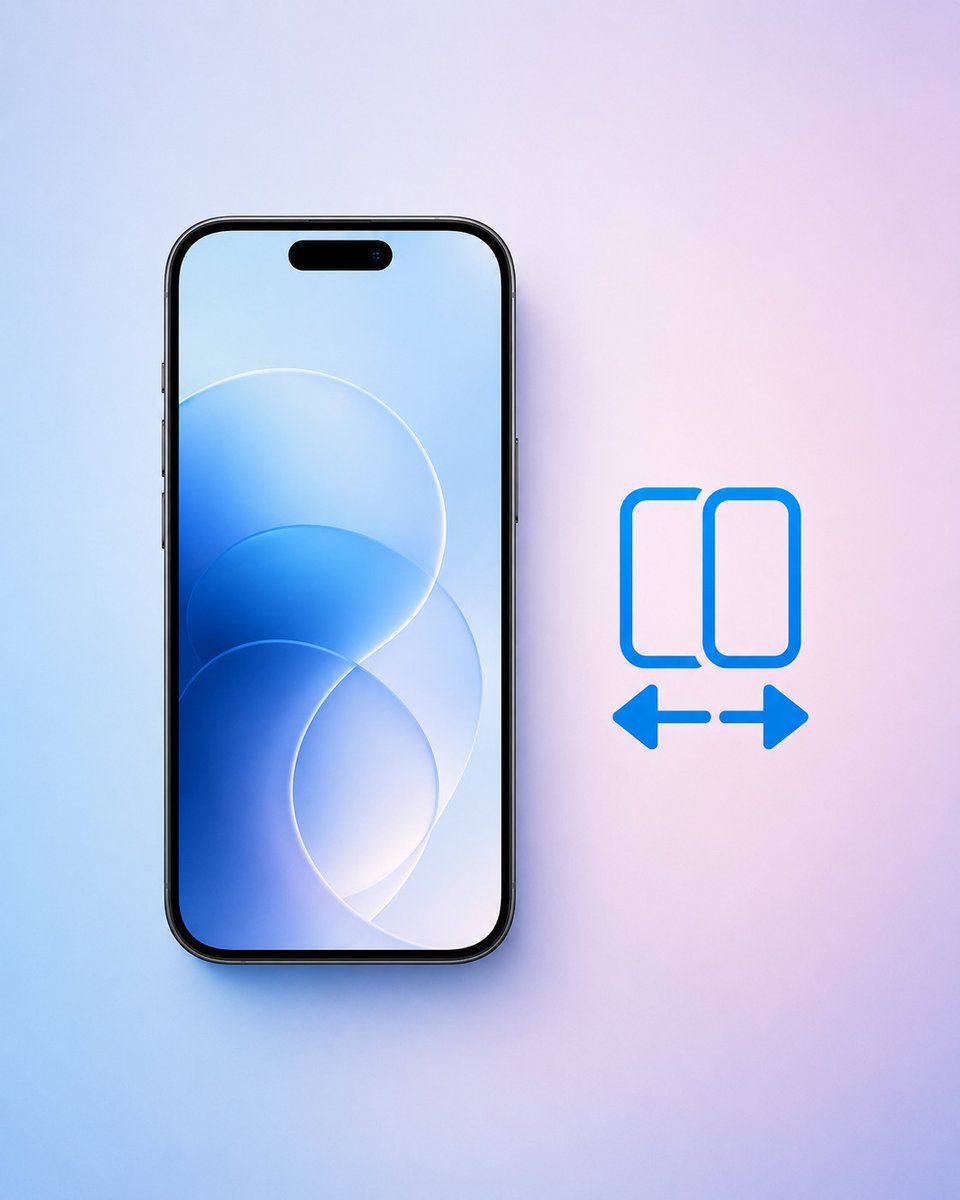 Two iPhones shown with Apple’s iPhone Handoff interface.