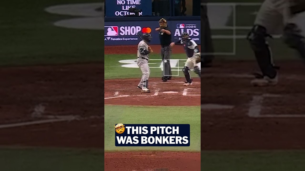 A NASTY sinker from Drew Rasmussen freezes Trent Grisham for the strikeout!