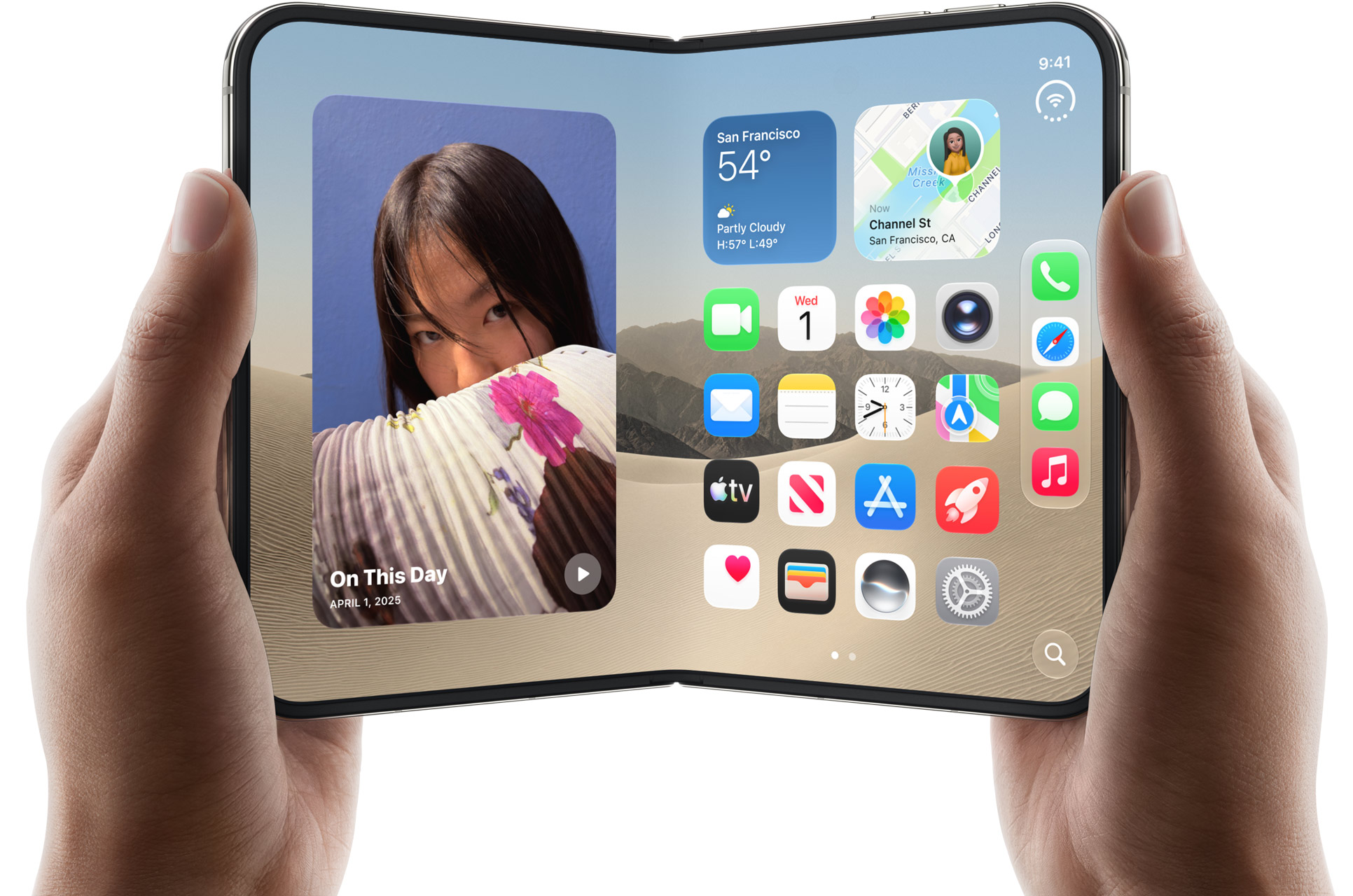 Apple unveiled its first foldable, the iPhone Duo