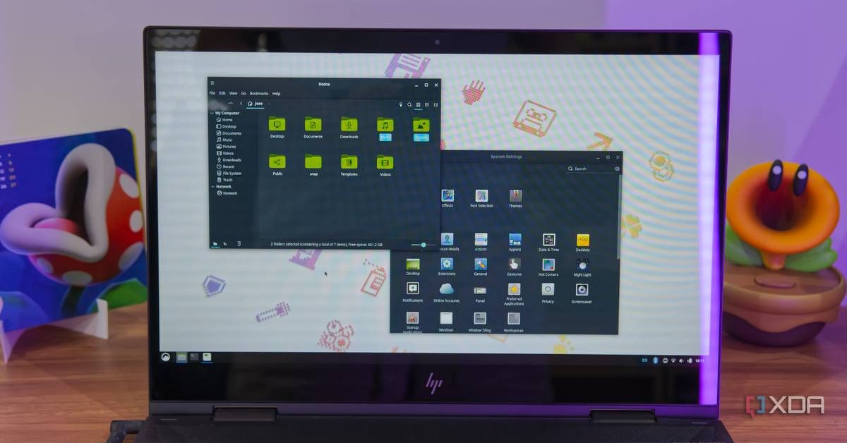 Ubuntu desktop running the Cinnamon interface.