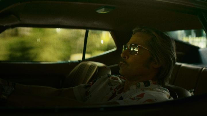 Brad Pitt as Cliff Booth in the preview of Netflix’s official trailer.