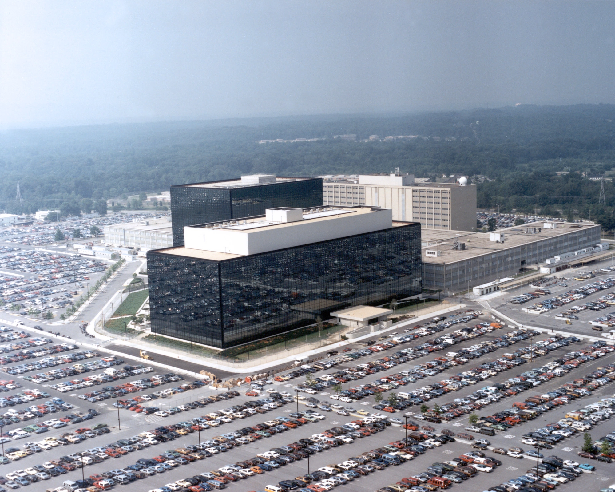 File photo of the National Security Agency headquarters complex at Fort Meade, Maryland.