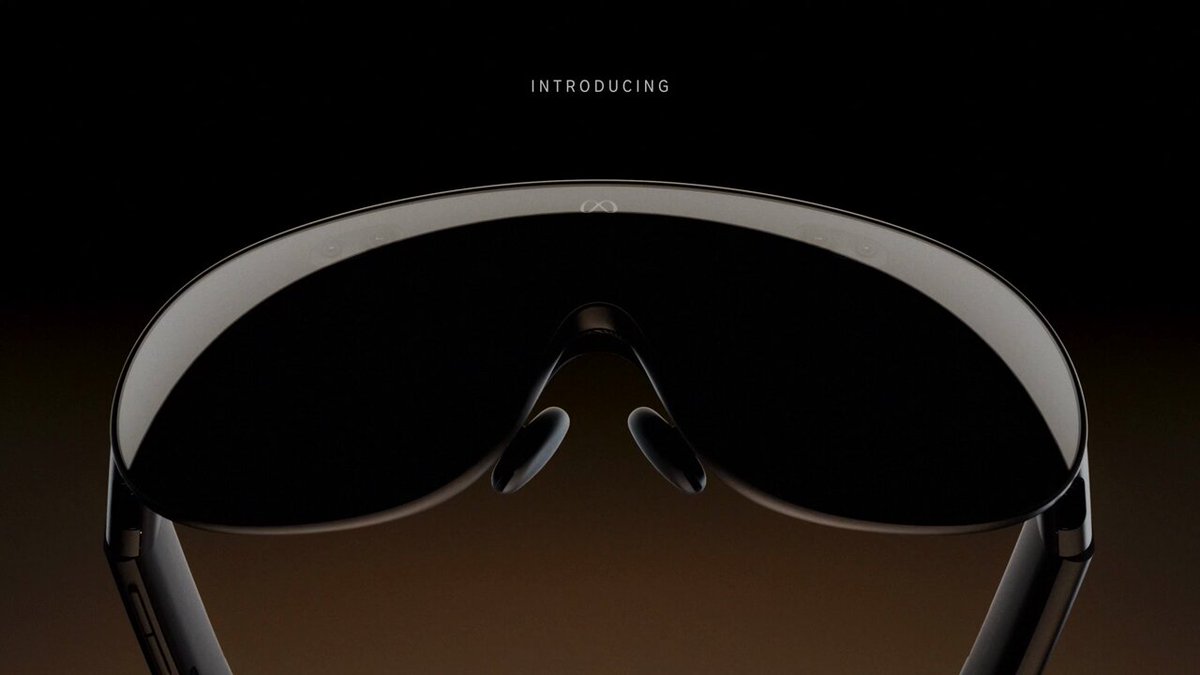 Meta VR Glasses shown from the front during the Connect 2026 announcement.