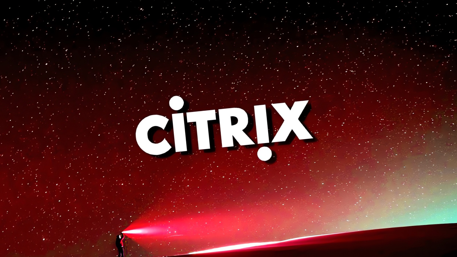 The Citrix logo displayed on a dark background.