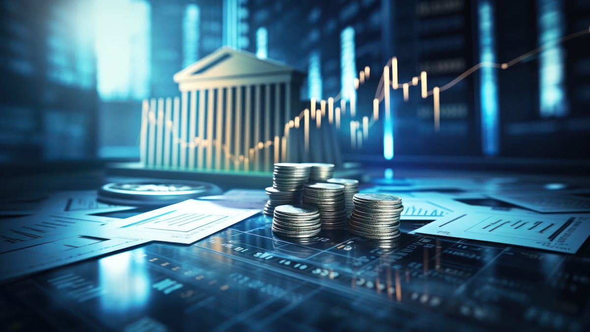 Illustration representing a startup funding round.