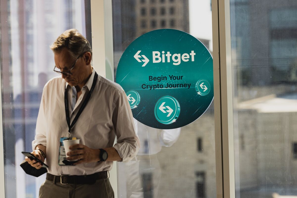 Bitget branding shown in Bloomberg's report on the exchange's wallet breach.
