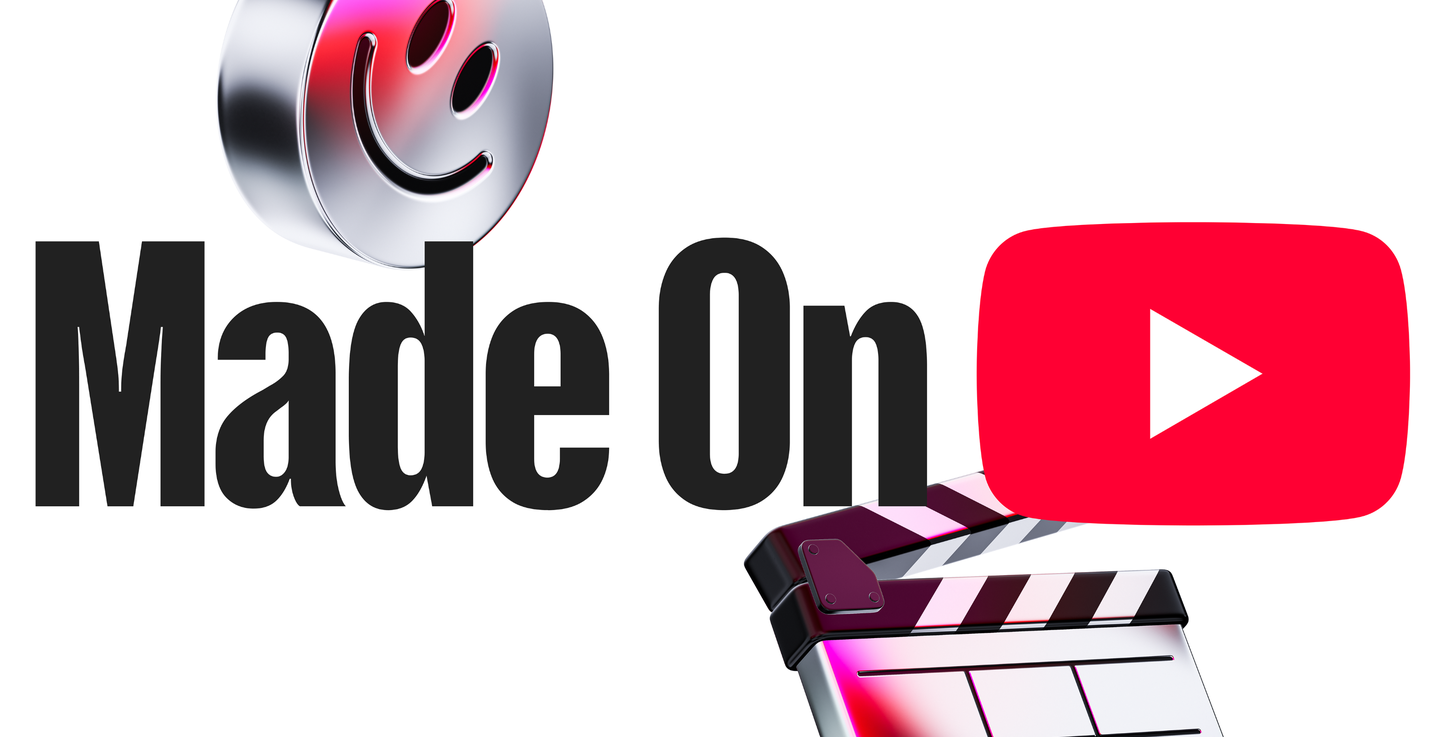 Made On YouTube 2026 artwork with the YouTube play icon and a clapperboard.